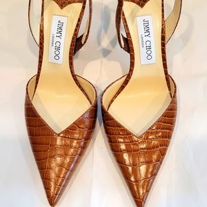 Jimmy Choo Thandi 85 Slingback NWOT